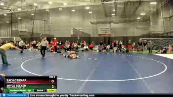 140 lbs Round 4 (6 Team) - Zach O`Meara, Iowa Blue vs Bryce Becker, Montana Silver