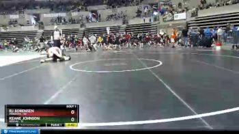 130 lbs Quarterfinals (8 Team) - RJ Sorensen, Minneota vs Keane Johnson, Roseau