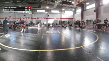 90 lbs Semis & Wb - Jayce Schaffer, Steller Trained Bly vs Logan Rang, Steller Trained Thorn