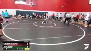 118 lbs Round 1 (6 Team) - Carter Foglesong, Southwest MO Stingers vs Titus Howell, Reece`s Warriors