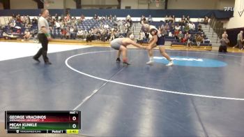 197 lbs Finals (2 Team) - Micah Kunkle, Messiah vs George Vrachnos, Shenandoah University