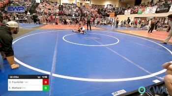 58-61 lbs Rr Rnd 4 - Dakota Fourkiller, Tahlequah Wrestling Club vs Elijah Matlock, Sallisaw Takedown Club