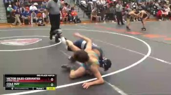 113 lbs 3rd Place Match - Cole May, Foothill vs Victor Giles-Cervantes, Spring Valley