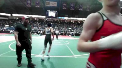 132 lbs Champ. Round 2 - Mason Nagel, DWC3 vs Chase Berry, ELR1