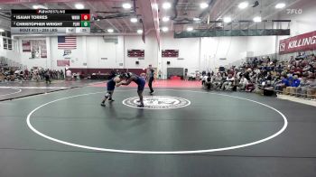 285 lbs Consolation - Isaiah Torres, Windham vs Christopher Wright, Plainville