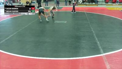 157 lbs Cons. Round 2 - Micah Castro, Fort Hays State vs Jacob Sigman, Quincy