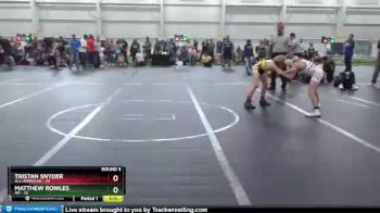 80 lbs Round 5 (8 Team) - Tristan Snyder, All-American vs Matthew Rowles, 4M