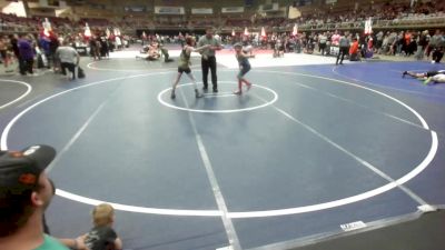 89 lbs Quarterfinal - Jayce Bever, Bear Cave vs Colton Foos, No Team