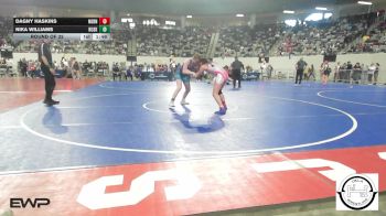 120 lbs Round Of 32 - Dagny Haskins, Norman North vs Nika Williams, Husky Wrestling Club