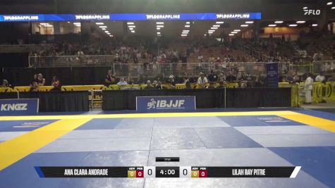 Lilah Ray Pitre vs Ana Clara Andrade 2025 Pan Kids Jiu-Jitsu IBJJF Championship