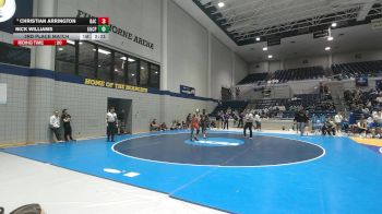 174 lbs 3rd Place Match - Christian Arrington, Belmont Abbey vs Nick Williams, UNC Pembroke