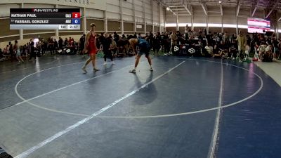 175 lbs Champ. Round 1 - Nathan Paul, California vs Yassael Gonzlez, Arizona