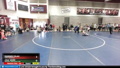 61 lbs 1st Place Match - Cole Ward, Fremont Wrestling Club vs Mariner Folau, Eagle Mountain