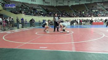 130 lbs Consi Of 16 #2 - Effie Hendrix, Kingfisher YellowJackets vs Kinley Vereide, Vinita Jr. High