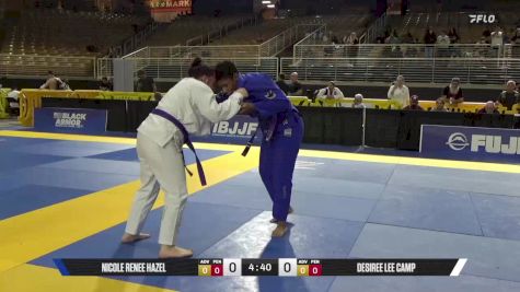 Desiree Lee Camp vs Nicole Renee Hazel 2025 Pan Jiu Jitsu IBJJF Championship