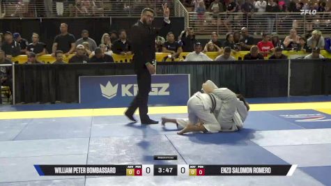 Enzo Salomon Romero vs William Peter Bombassaro 2025 Pan Kids Jiu-Jitsu IBJJF Championship