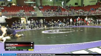 235 lbs Round 7 (8 Team) - Cheyenne Vahl, Minden Girls vs Alexis Perez, Grand Island JV