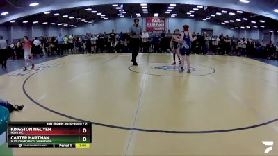 71 lbs Cons. Round 3 - Kingston Nguyen, Nova WC vs Carter Hartman, Smithfield Youth Wrestling