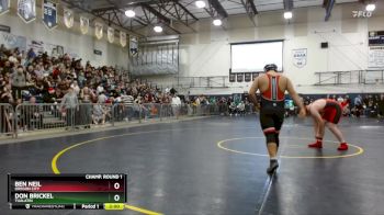 215 lbs Champ. Round 1 - Ben Neil, Oregon City vs Don Brickel, Tualatin