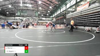 190-198 lbs Quarterfinal - Devin Rogers, Young Guns Kenosha vs Jared Werner, ISI