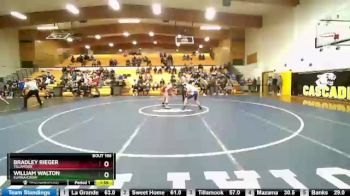 132 lbs Quarterfinal - Bradley Rieger, Tillamook vs William Walton, Elmira/Crow