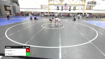 125E lbs Rr Rnd 3 - Sean Logue, Lock Haven vs Mitchell Neiner, Cal-Baptist