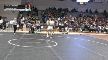 149 lbs 3rd Place Match - Jalen Spuhler, Wisconsin-Parkside vs Nolan Ambrose, Augustana (sd)