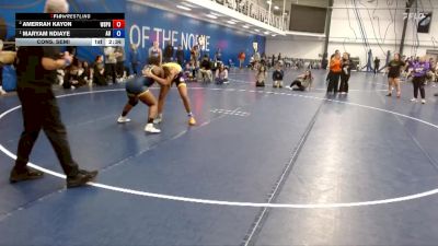 160 lbs Cons. Semi - Maryam Ndiaye, Augustana (IL) vs Amerrah Kayon, Wisconsin Stevens Point