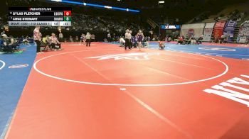 113 Class 1 lbs Cons. Round 2 - Sylas Fletcher, El Dorado Springs vs Cruz Stewart, South Harrison