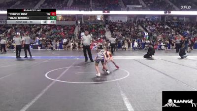 79 lbs Semifinal - Kash Bidwell, Elk County vs Trevor Bolt, Trailhands