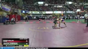 Champ. Round 1 - Ryder Nollan, Bigfork vs Weston Timberman, Columbus/Absarokee/Park City