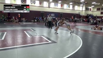 106 lbs Round 1 - Anakin Deppe, Xavier, Cedar Rapids vs John Liam O`Shea, Tinley Park (Andrew)