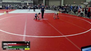 76 lbs Champ. Round 1 - Keen Dahlheimer, Brainerd vs Lukas Maly, Westfield