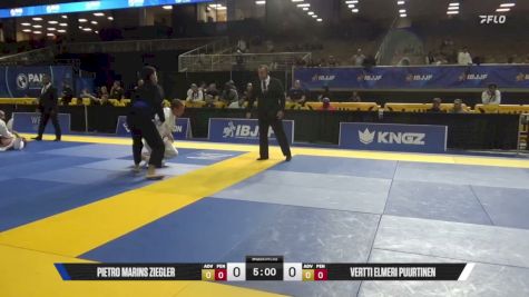 Vertti Elmeri Puurtinen vs Pietro Marins Ziegler 2026 Pan Jiu Jitsu IBJJF Championship