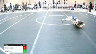 69 lbs Semifinal - Colton Fernandez, Nwwc vs Jessie Kelly, Savage House WC