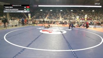 4A-126 lbs Champ. Round 1 - Isael Beal, Central vs Trace Blajszczak, Natrona County