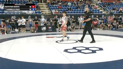 126 lbs Champ. Rd Of 128 - Mathysin Marco, Nebraska vs Carmello Kolb, Ohio