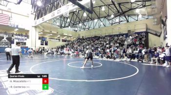 215 lbs Quarterfinal - Anthony Moscatello, Mt. Olive vs Robert Canterino, Christian Brothers Academy