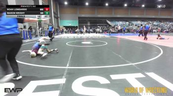 67 lbs Final - Noah Lombardo, Middletown Wrestling Club vs Mason Weight, Roseburg Mat Club