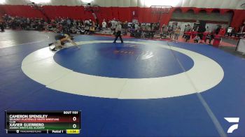 145 lbs Quarterfinal - Xavier Guerrero, Askren Wrestling Academy vs Cameron Spensley, Belmont-Platteville Youth Wrestling Club