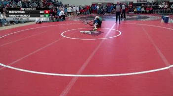133 lbs Semifinal - Anthony Nichols, Edina vs Travis Weiss, Adrian Area