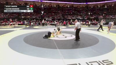 113 lbs Cons. Quarters - Jaxten DeWeese, Tinora vs Wyatt Martin, South Central