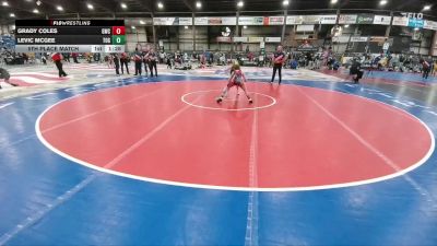 95 lbs 5th Place Match - Levic McGee, Touch Of Gold vs Grady Coles, Gorilla Wrestling Club