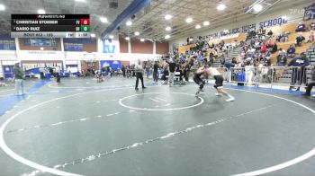 165 lbs Semifinal - Christian Stoeber, Fountain Valley vs Dario Ruiz, South Hills