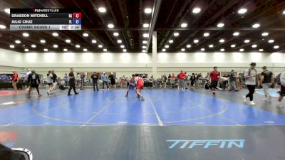 132 lbs Champ. Round 1 - Graeson Mitchell, GA vs Julio Cruz, FL