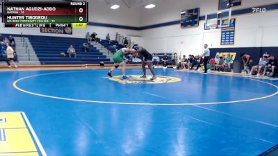 285 lbs Round 2 (6 Team) - Nathan Agudzi-Addo, Barton vs Hunter Tibodeou, Big Bend Community College