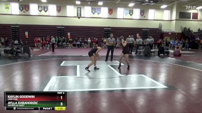 100 lbs Cons. Round 1 - Kaylin Goodwin, Linn-Mar vs Aylla Karahodzic, Waterloo West