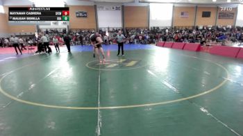 145 lbs Consi Of 8 #1 - Mayanah Cabrera, Springfield Central (W) vs Maleah Semilla, Burr & Burton