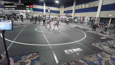 116 lbs Consi Of 8 #1 - Hunter Leavitt, Champions WC vs Karl La Com, Poway Elite