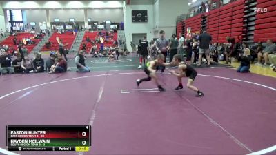 65 lbs Round 2 (4 Team) - Hayden McIlwain, South Region Team B vs Easton Hunter, East Region Team B